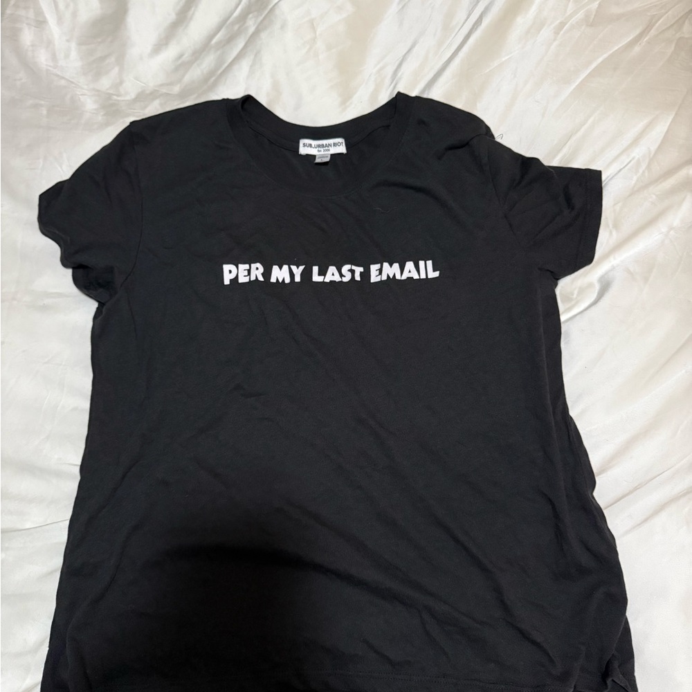 Sub_Urban Riot Black Tee Per My Last Email